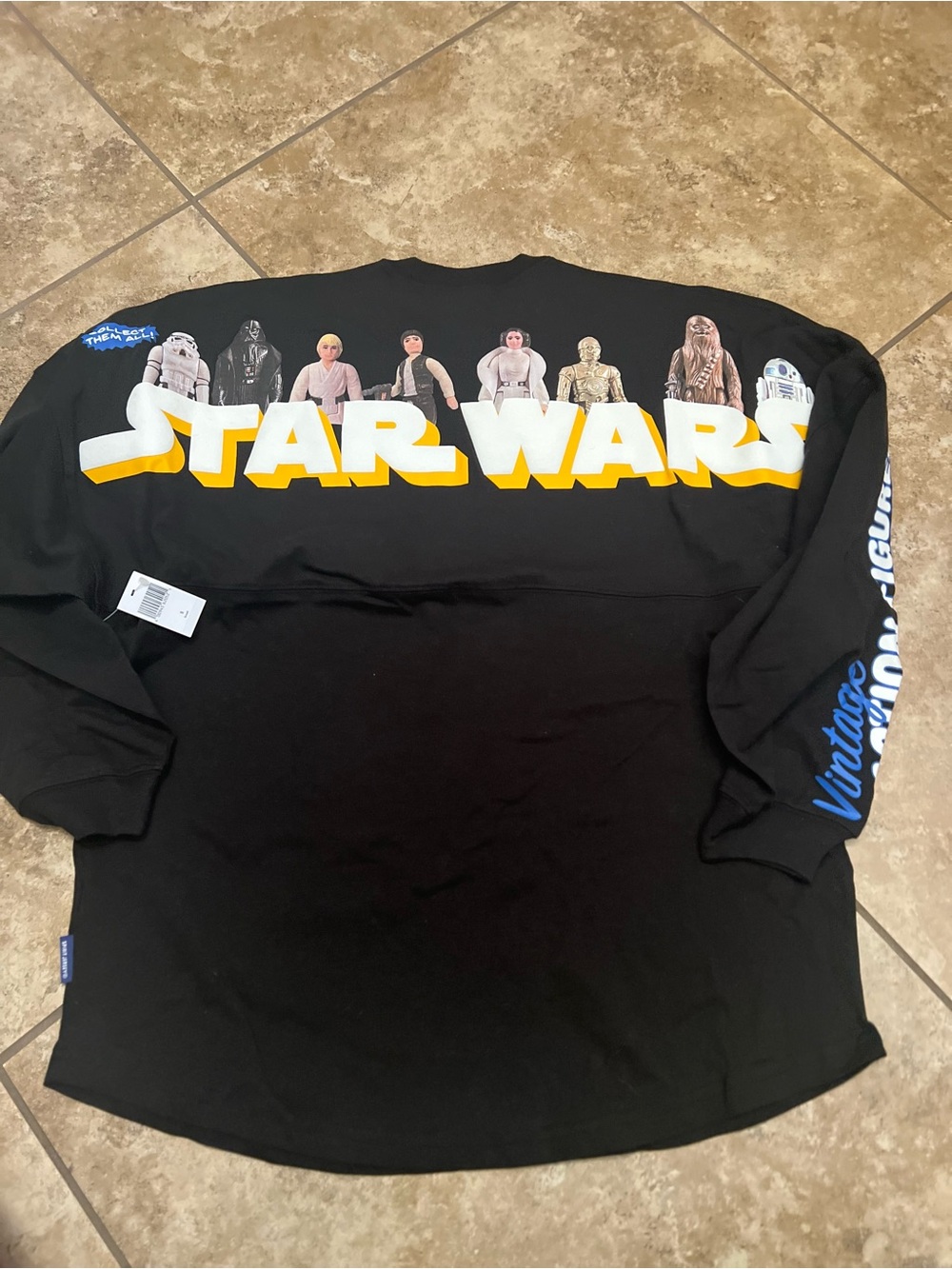 Disney Star Wars Black Long-Sleeve Graphic Tee